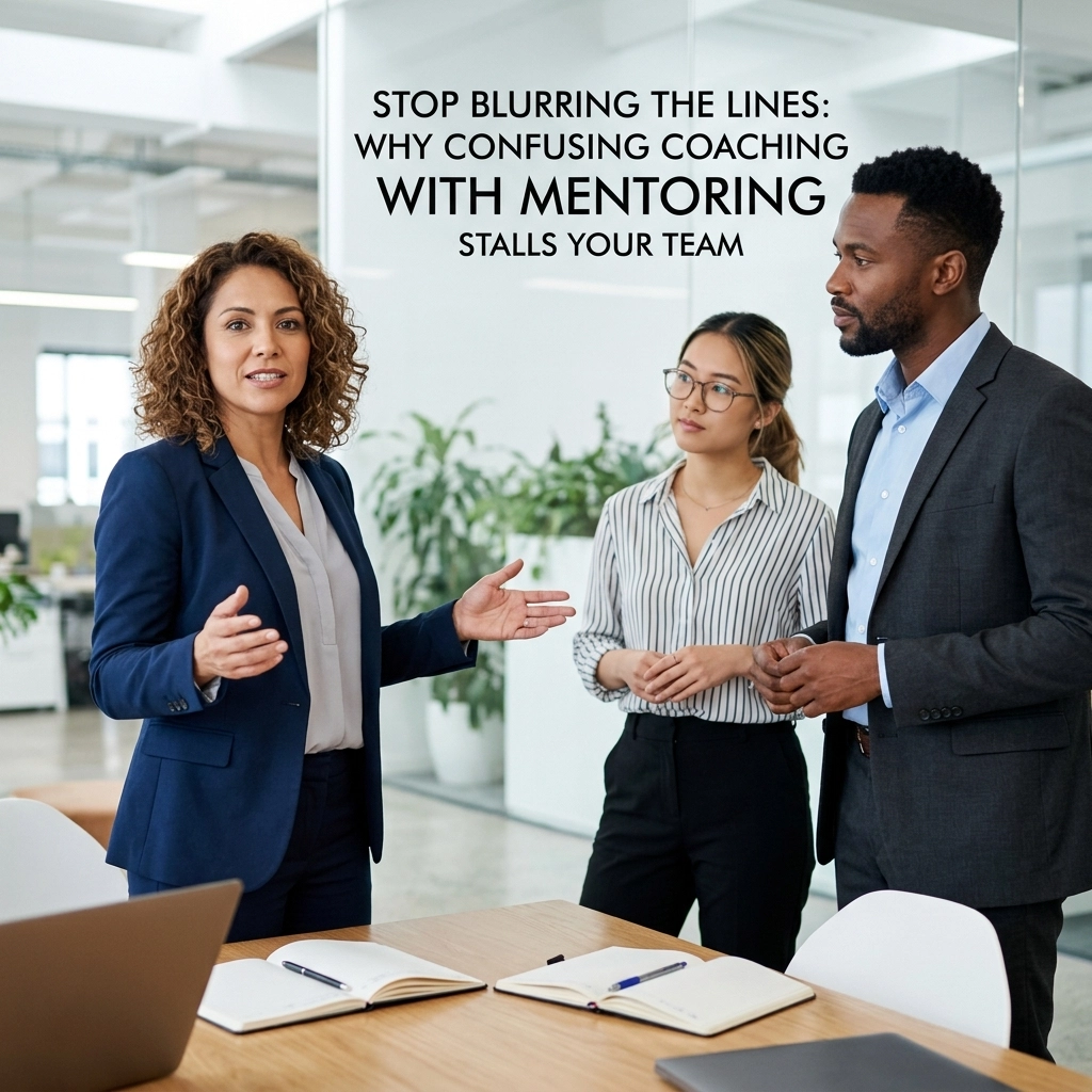 Stop Blurring the Lines: Why Confusing Coaching with Mentoring Stalls Your Team