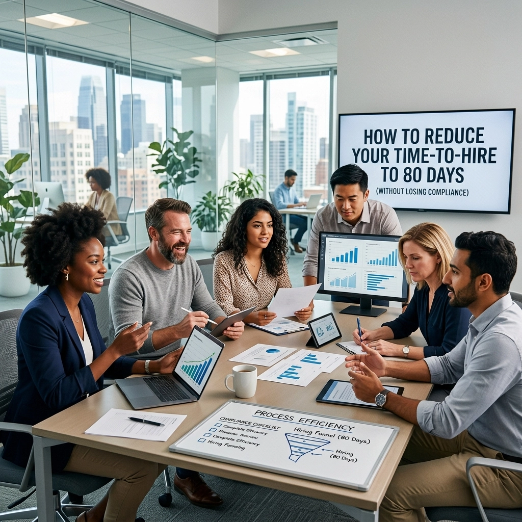 How to Reduce Your Time-to-Hire to 80 Days (Without Losing Compliance)